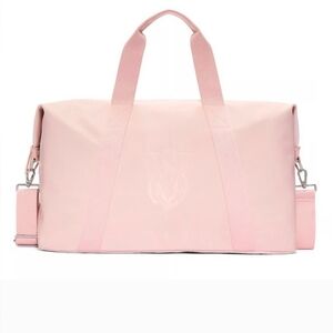 Victoria Secret Metallic Pink Weekender Duffle Bag